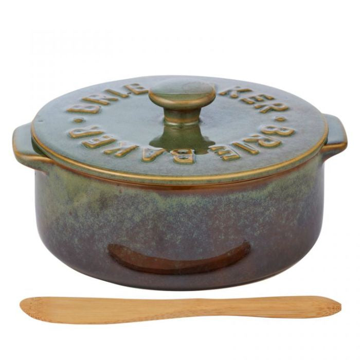 Loire Ceramic Brie Baker - Olive