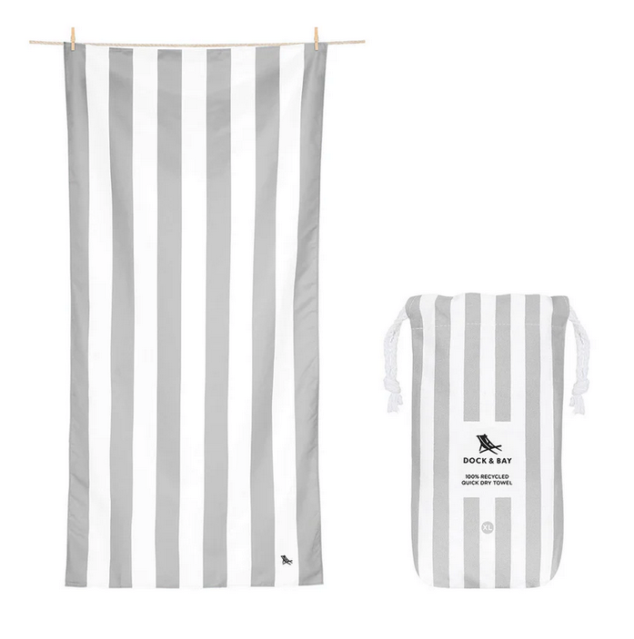 Handwoven Abay Beach Towel - Lightgrey main image 0