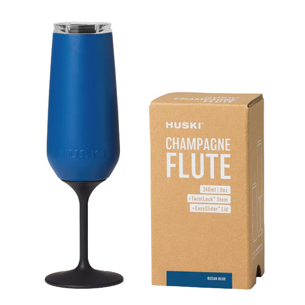 Insulated Champagne Flute - Ocean Blue