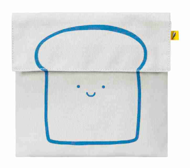 Flip Snack Sack - Happy Bread Blue