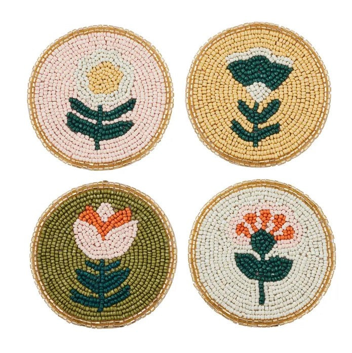 Beaded Coasters Set of 4 - Freya