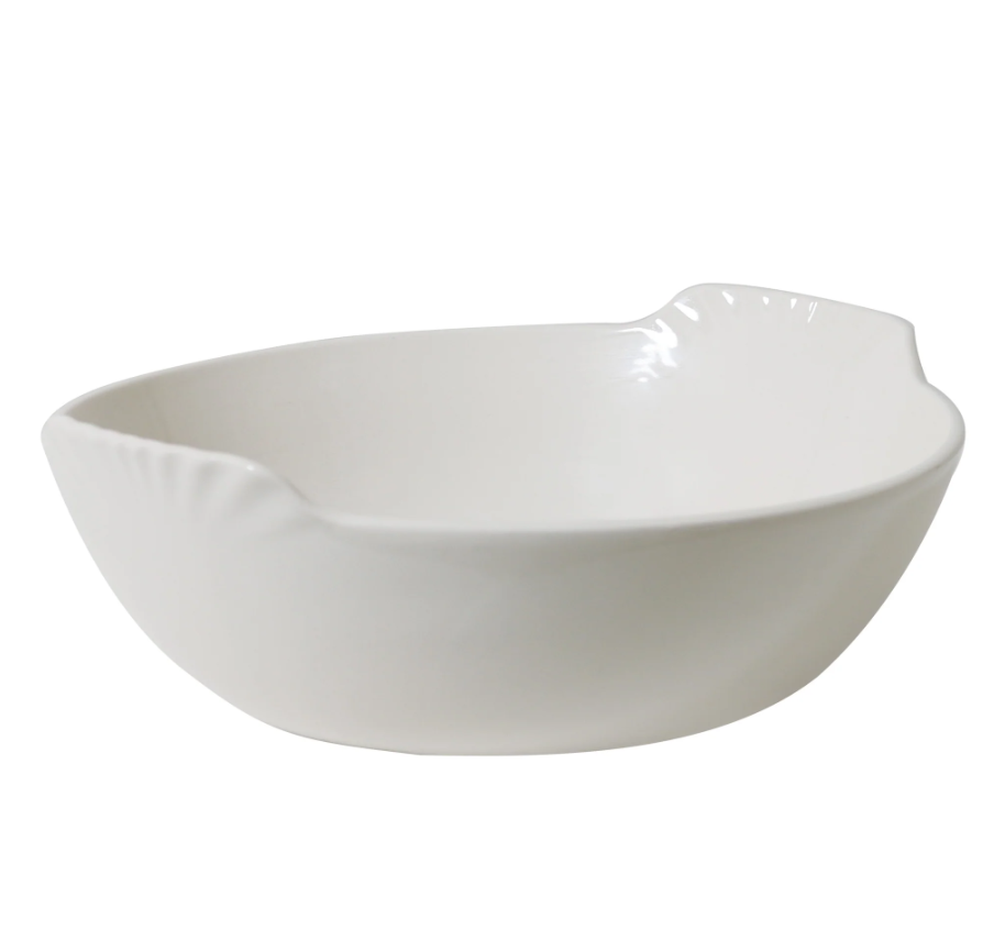 Vintage Table Large Salad Bowl - Vanilla