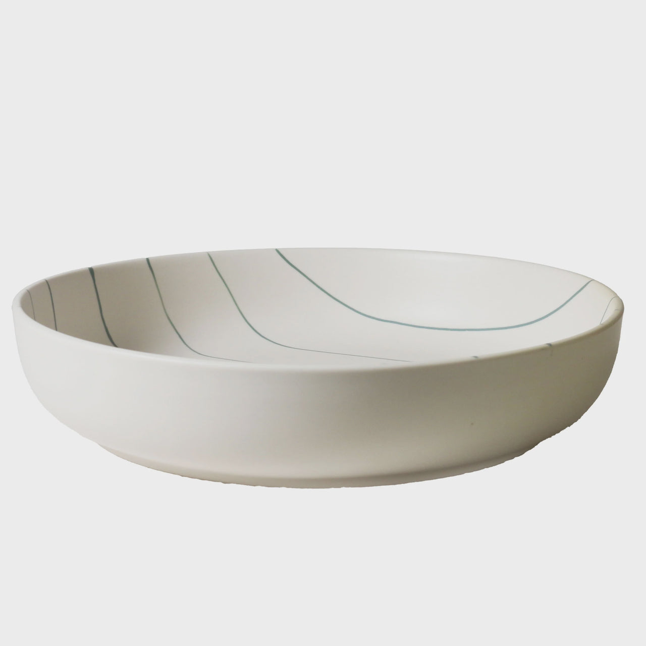 Salad Bowl - Coastal Junction & Green Stripe