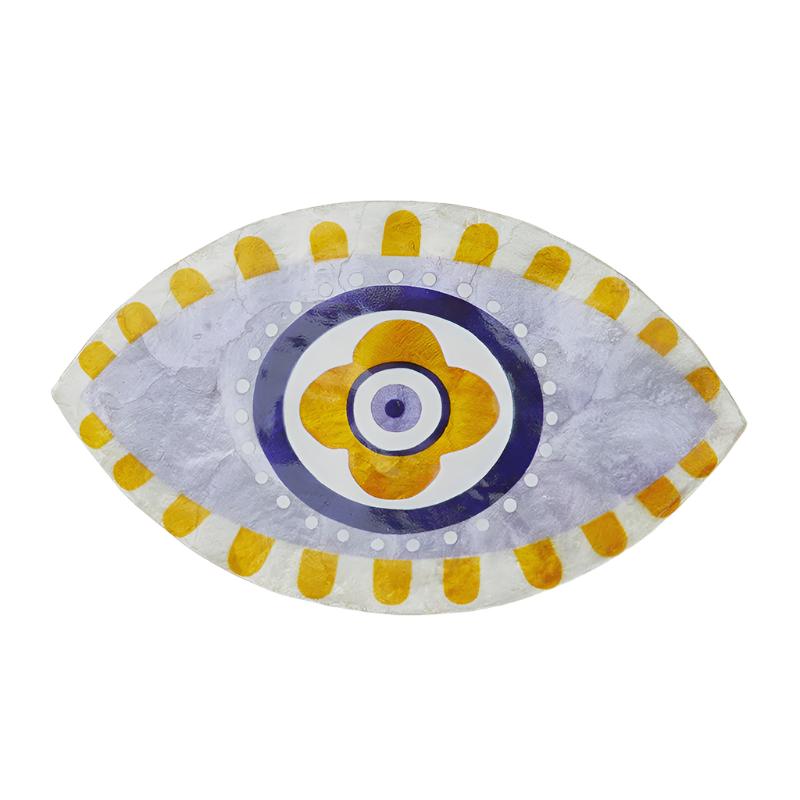 Capiz Shell Art Tile - Iris - Violet