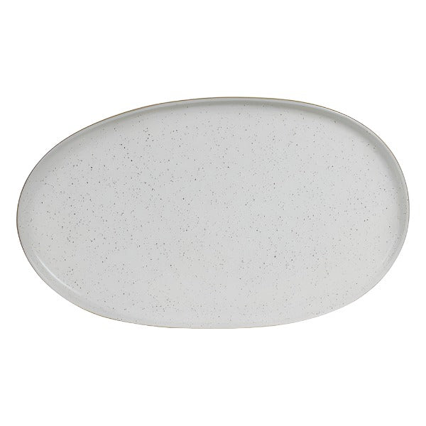 White Speckle Table of Plenty Oval Platter