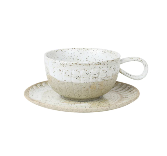 Cup & Saucer - White
