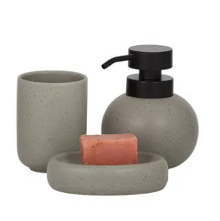 Ceramic Bathroom Set - Norton 3 Pc