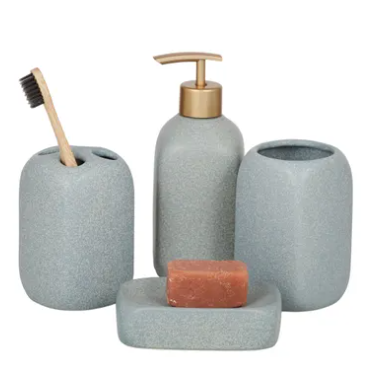 Ceramic Bathroom Set - Morgan 4 Piece