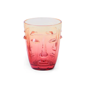 Face Short Tumbler Glass - Sunset