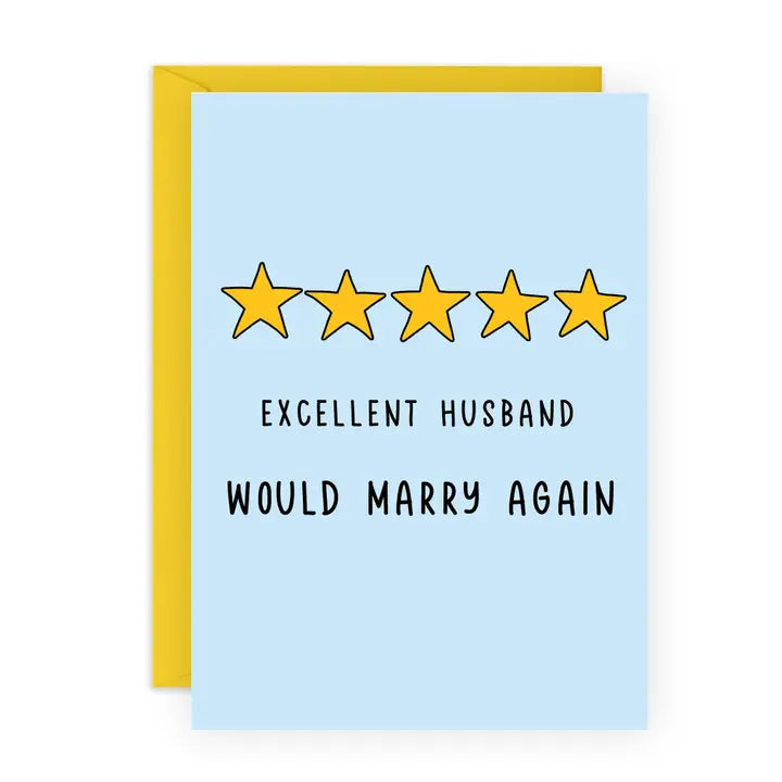 Excellent Husband Card