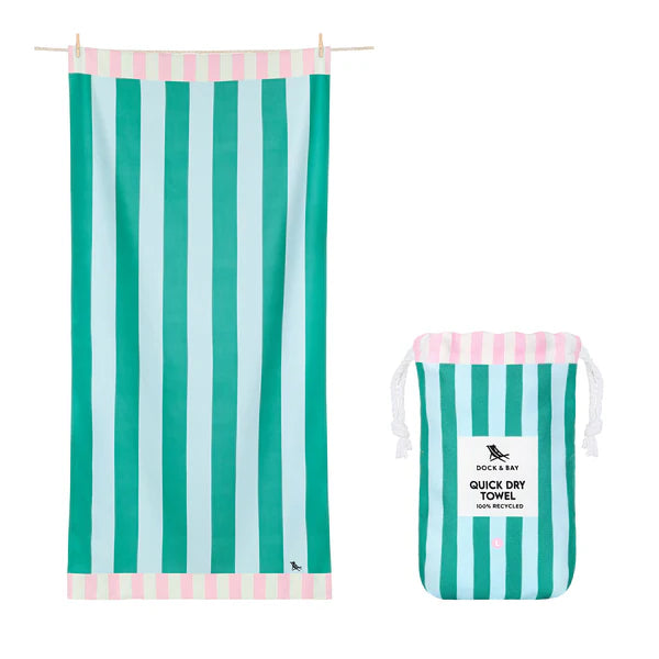 Dock & Bay Beach Towel XL - Pastel Pier