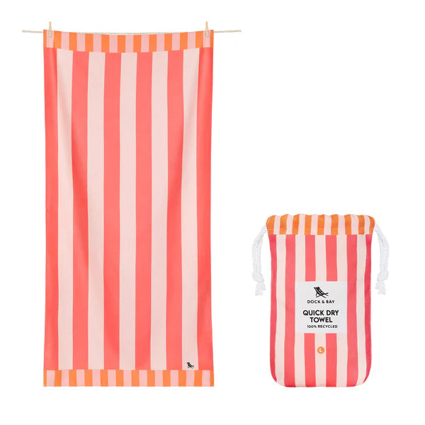 Dock & Bay Beach Towel XL - Raspberry Road