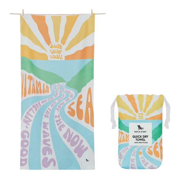 Dock & Bay Beach Towel L - Vitamin Sea