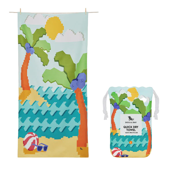 Dock & Bay Kids Beach Towel M - Build A Beach