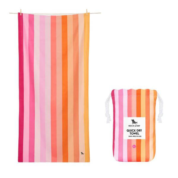 Dock & Bay Beach Towel L - Miami Sorbet