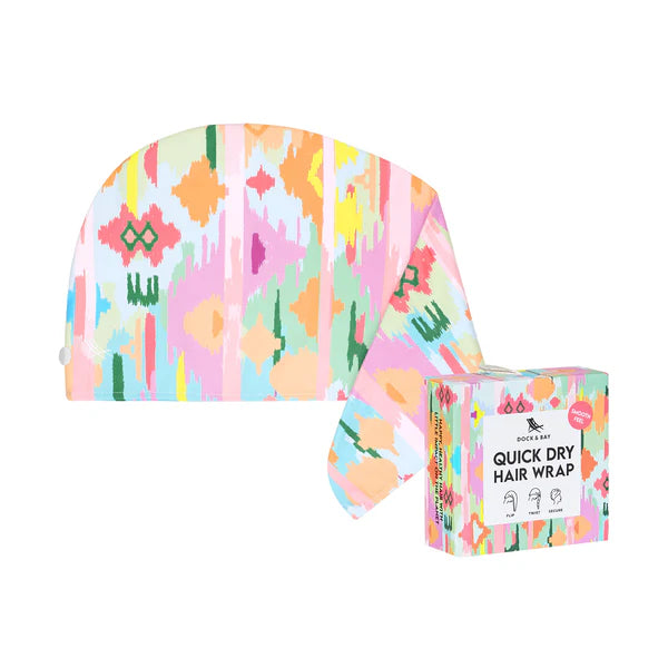 Quick Dry Hair Wrap - Ibiza Glow