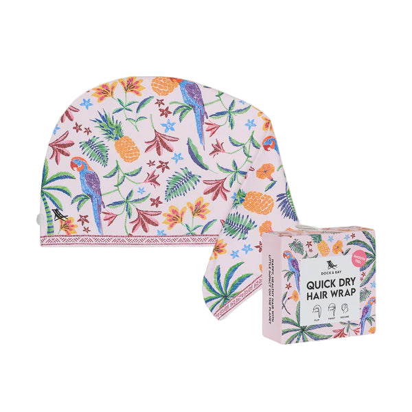 Quick Dry Hair Wrap - Pink Paradise