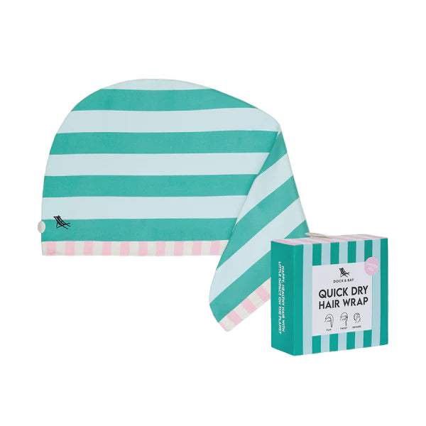 Quick Dry Hair Wrap - Pastel Pier