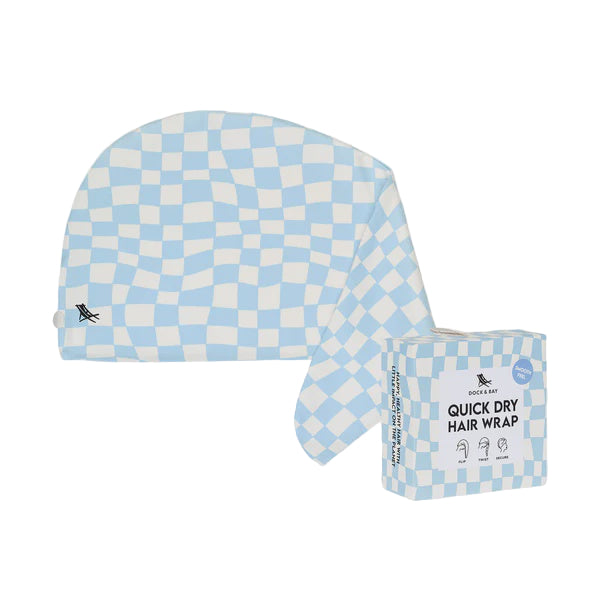 Quick Dry Hair Wrap - Surf Check