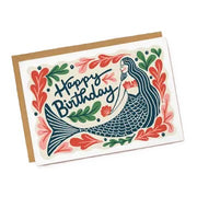 Happy Birthday Mermaid Card
