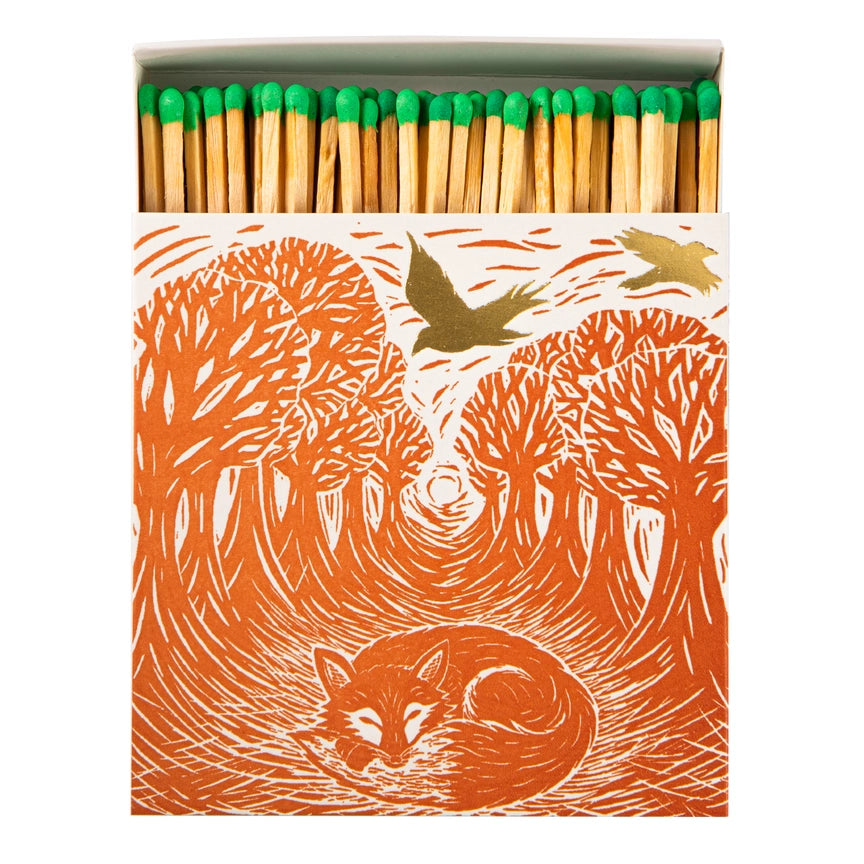 Square Matchbox - Woodland Fox