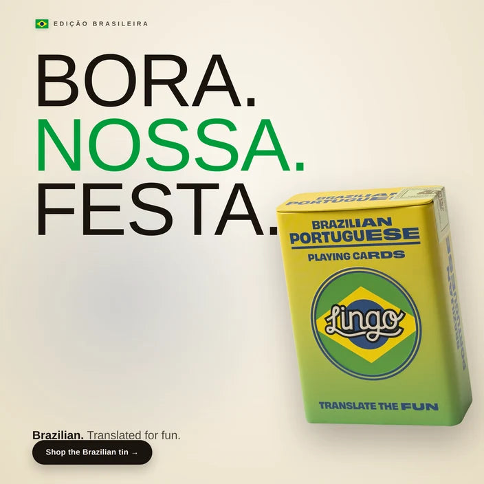 Brazilian Playing Cards in Wayfarer Tin