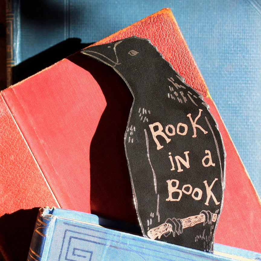 Rook in a Book Bookmark