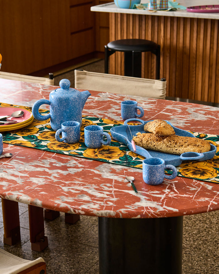 Coffee 6 Piece Set - Capri  Blue