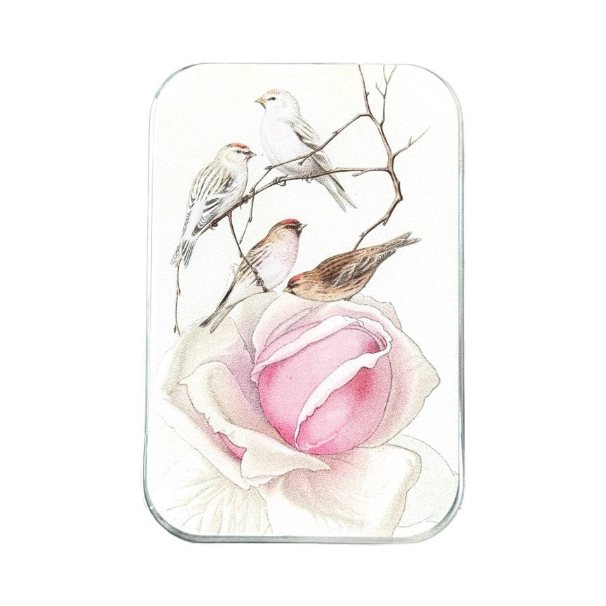Notions Tin Large - Vintage Rose & Birds