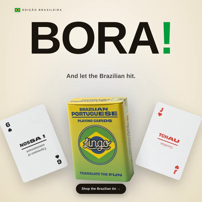Brazilian Playing Cards in Wayfarer Tin