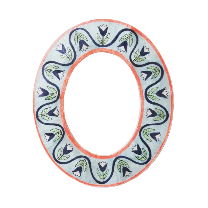 Capiz Shell Mirror - Samira - Blue Lotus