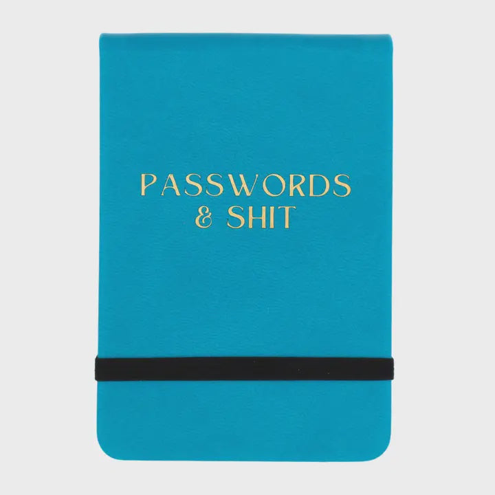 Leatherette Pocket Journal - Passwords & S**t