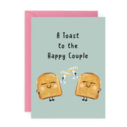 Toast Couple Card