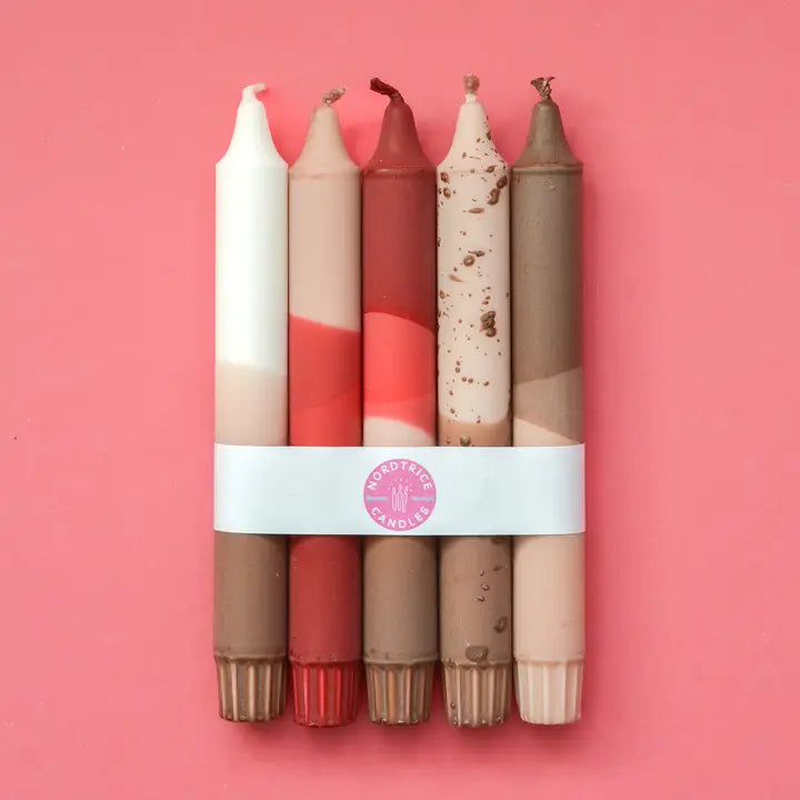 Taper Candles Set of 5 - Autumn Classic Mix
