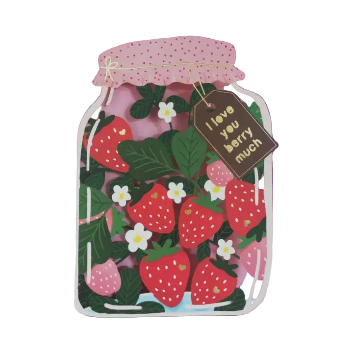Cut Art Card - Love You Berry Much