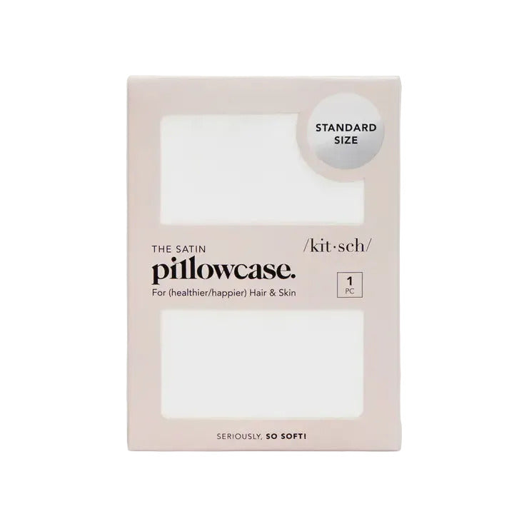 Satin Pillowcase Standard - Ivory