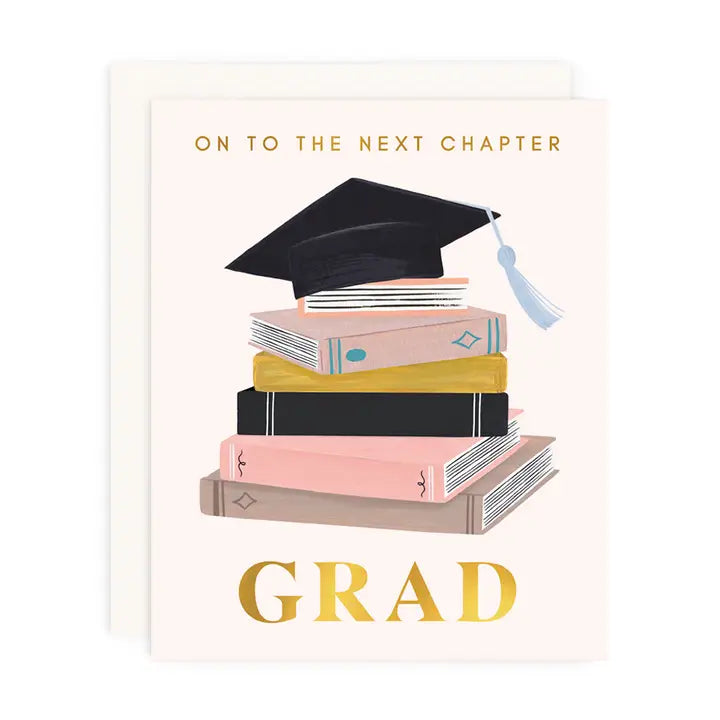 Next Chapter Grad Greeting Card