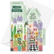 Greenhouse Birthday Card – 3D