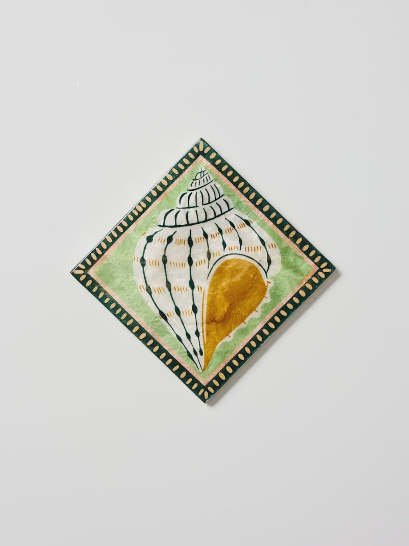 Capiz Shell Art Tile - Mariner - Shell