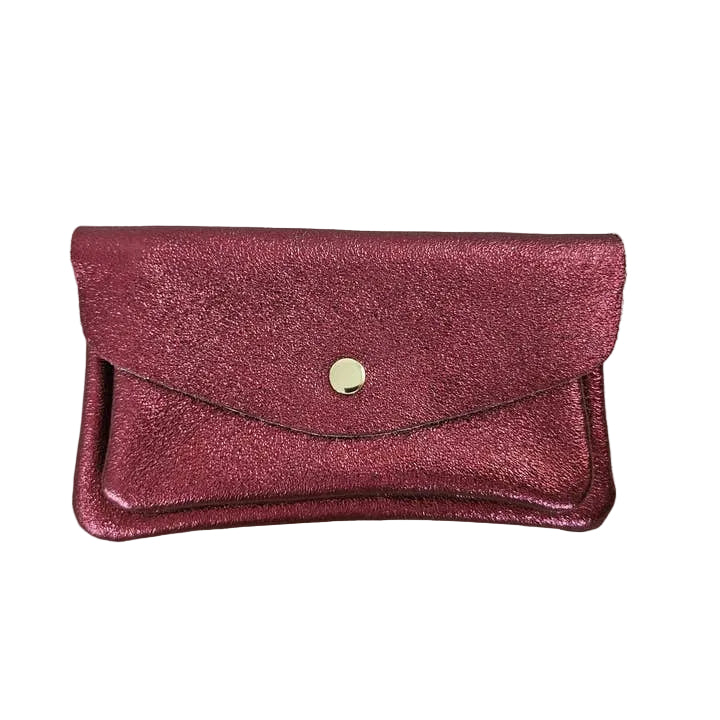 Kangaroo Double Pocket Wallet - Wine