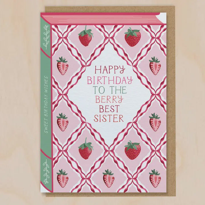 Berry Best Sister Birthday Card