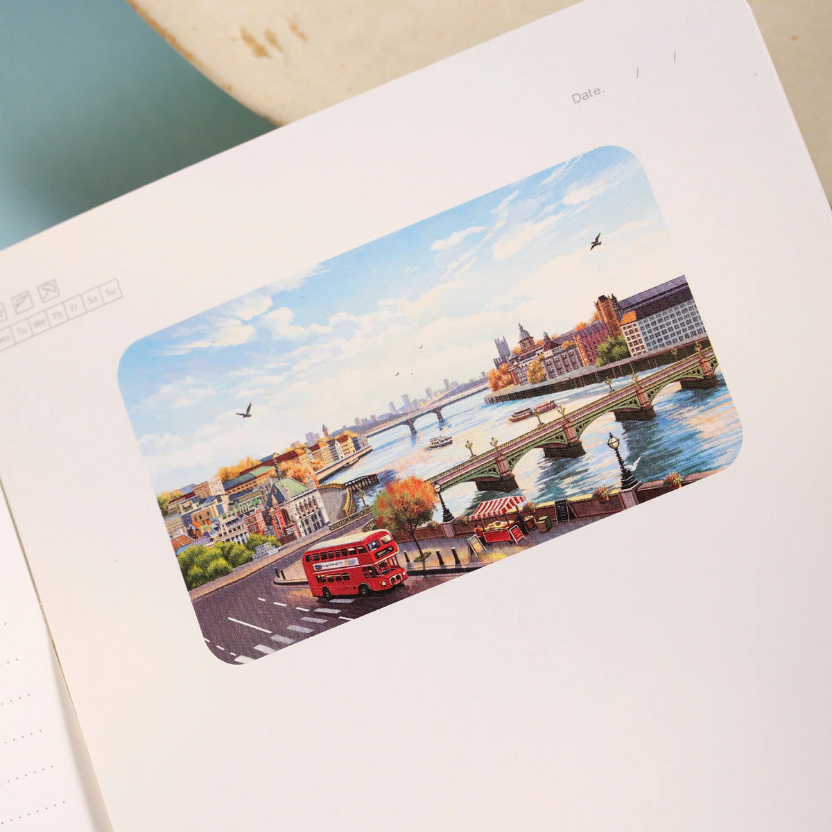 3D Paper Art Notebook - London