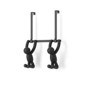 Buddy Over the Door Double Hook - Black
