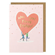 Woo Hoo You're Engaged Card
