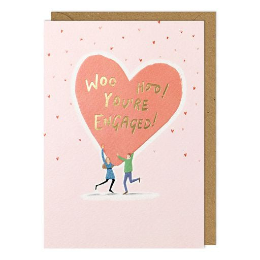 Woo Hoo You're Engaged Card