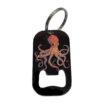 Bottle Opener Keyring - Octopus