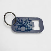 Bottle Opener Keyring - Octopus Drummer