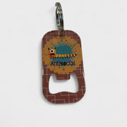 Bottle Opener Keyring - Antisocial