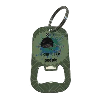 Bottle Opener Keyring - I Don't Like People