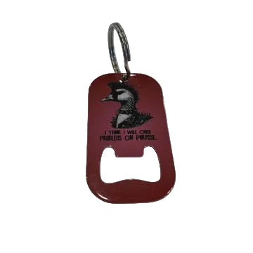 Bottle Opener Keyring - Punk Duck